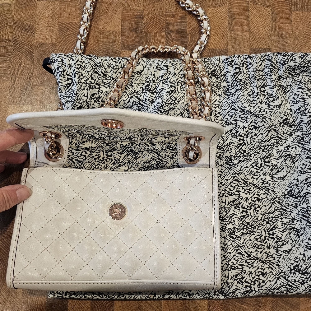 Rebecca Minkoff • White Crossbody Chain • Purse